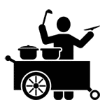 אייקון דוכן קייטרינג חלבי